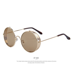 Fashion Women Sunglasses Classic Round Steampunk Shades