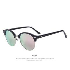 Men Retro Rivet Polarized Sunglasses