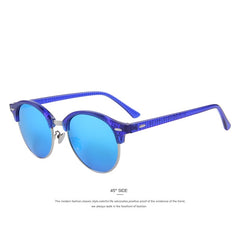 Men Retro Rivet Polarized Sunglasses