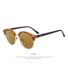 Men Retro Rivet Polarized Sunglasses