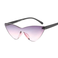 Transparent Cat Eye Sunglasses