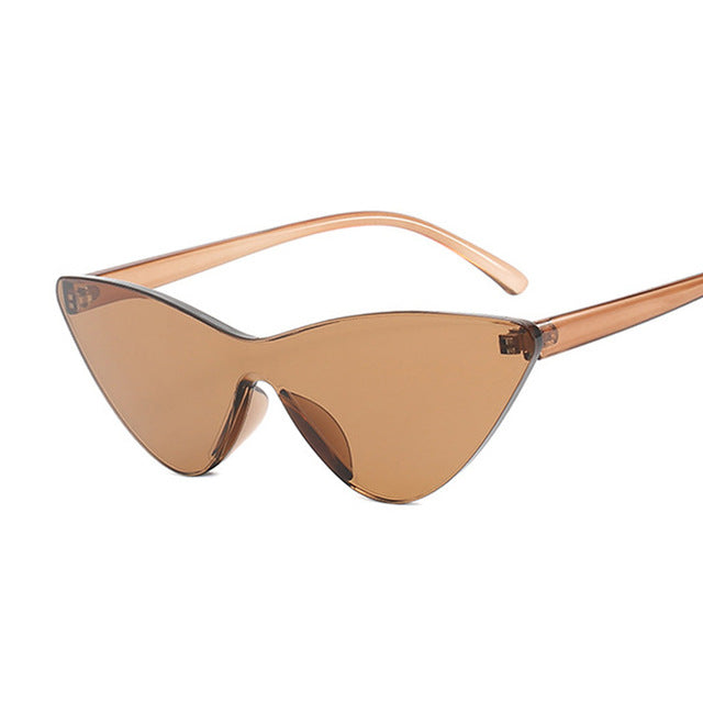 Transparent Cat Eye Sunglasses
