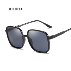 Flat Top Mirrored Sunglasses
